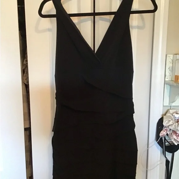 Carole Little Black Sheath Cocktail Dress - Picture 1 of 3
